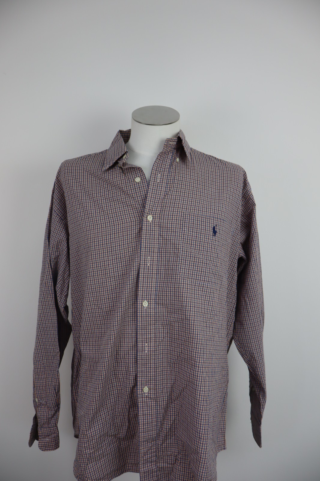 RALPH LAUREN CAMICIA COTONE SHIRT UOMO Tg L MAN VINTAGE CASUAL COTTON