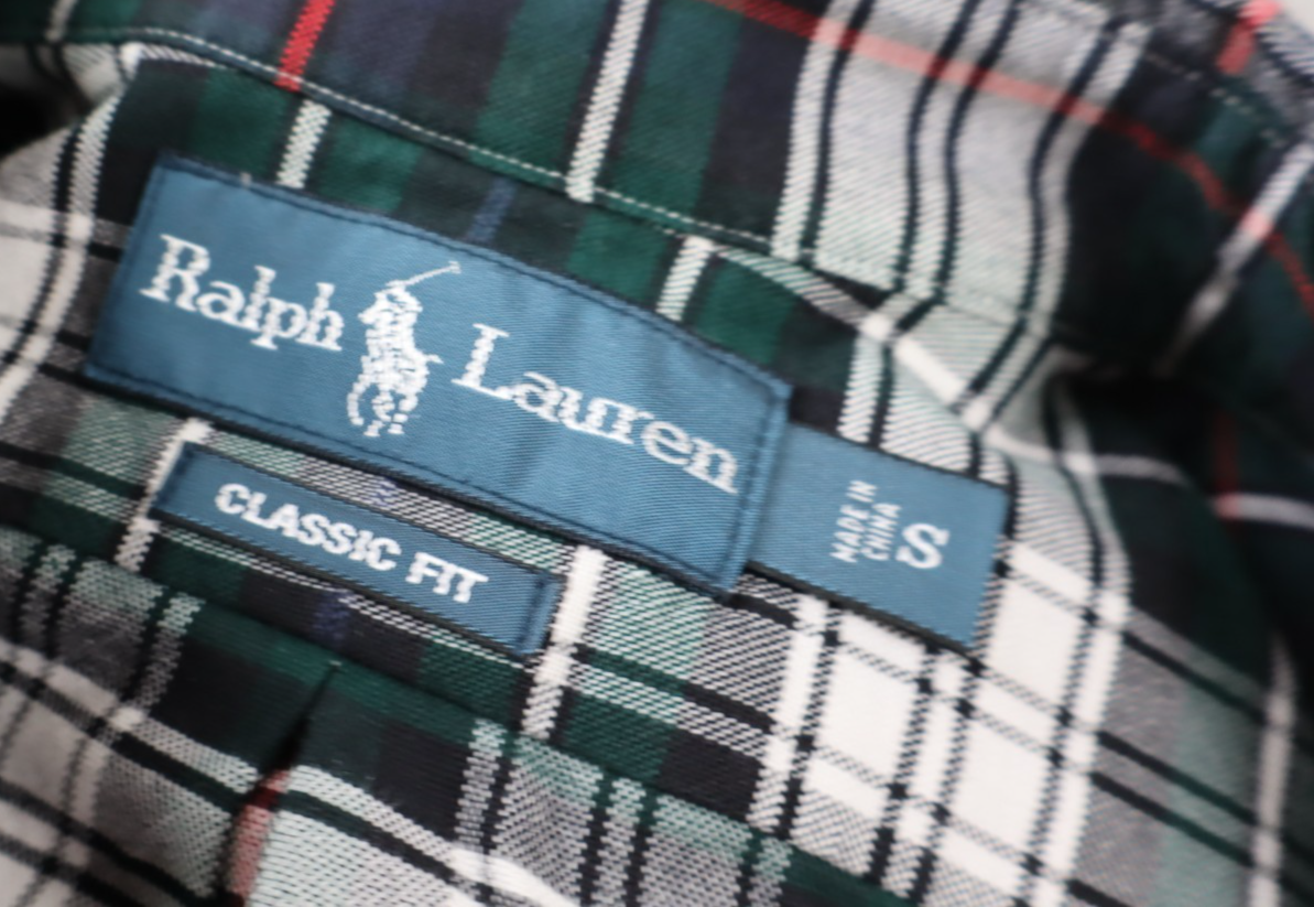 RALPH LAUREN CAMICIA UOMO COTONE TG S MAN CASUAL VINTAGE COTTON SHIRT LOGO