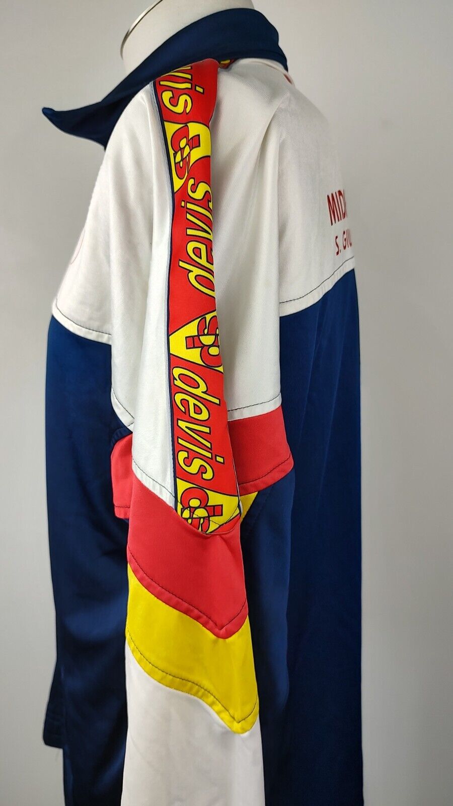 DEVI'S STRIANO GIACCA SPORT CALCIO UOMO Tg L MAN VINTAGE JACKET