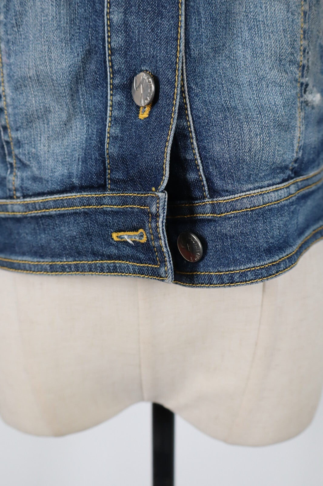 GATTINONI JEANS GIUBBINO DONNA Tg. 42 WOMAN CASUAL JACKET COTONE DENIM VINTAGE