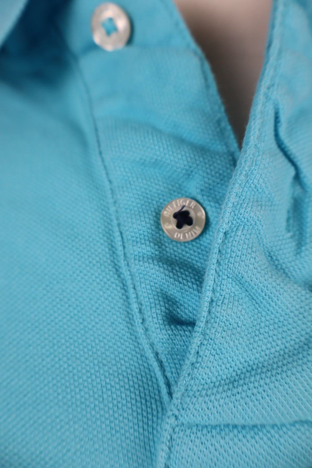 TOMMY HILFIGER MAGLIA COTONE POLO UOMO TG. M MAN SHIRT CASUAL VINTAGE COTTON