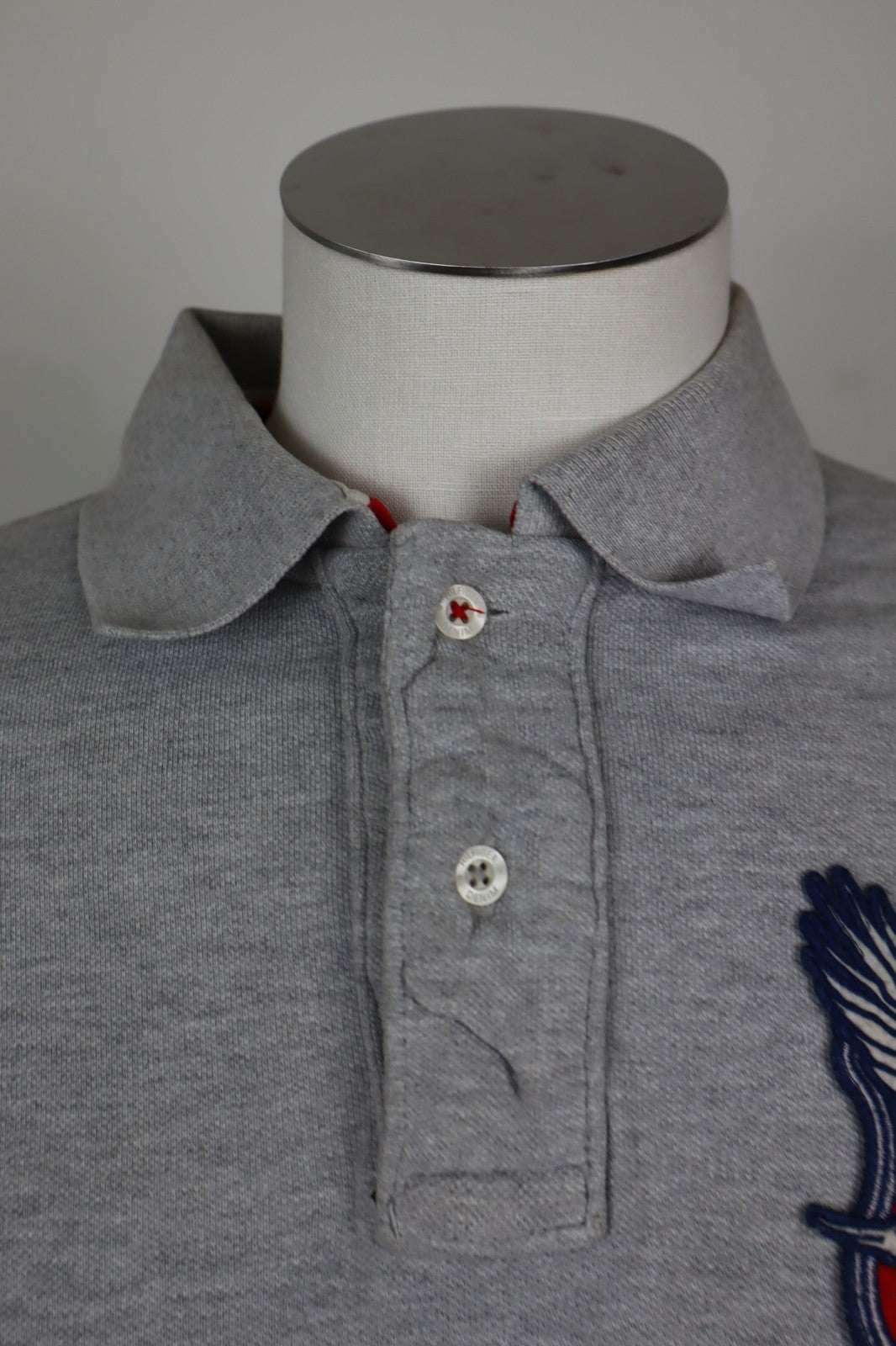 TOMMY HILFIGER POLO MAGLIA UOMO TG. M MAN T-SHIRT CASUAL VINTAGE COTONE