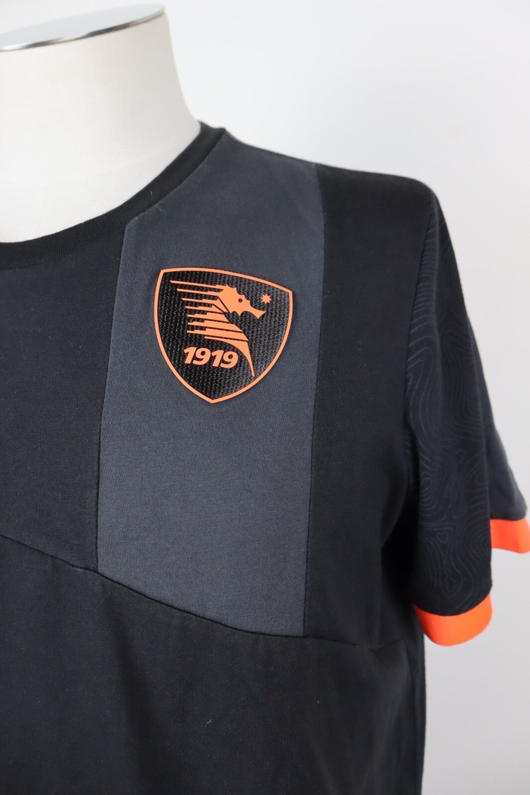 ZEUS US SALERNITANA MAGLIA CALCIO TRIKOT UOMO Tg L SOCCER JERSEY VINTAGE