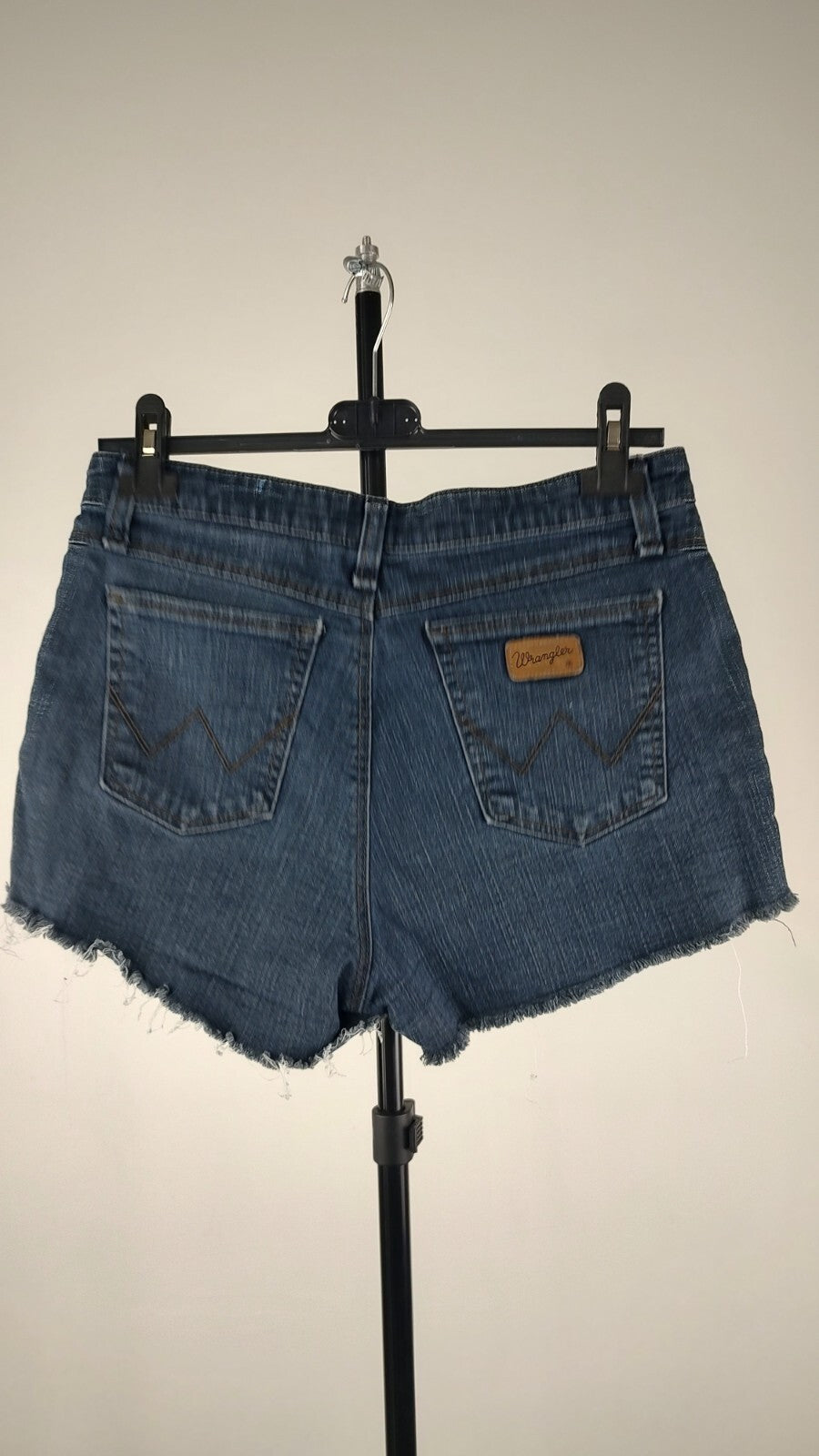 WRANGLER PANTALONCINO ORANGE JEANS DENIM DONNA W30 WOMAN PANTS SHORT VINTAGE