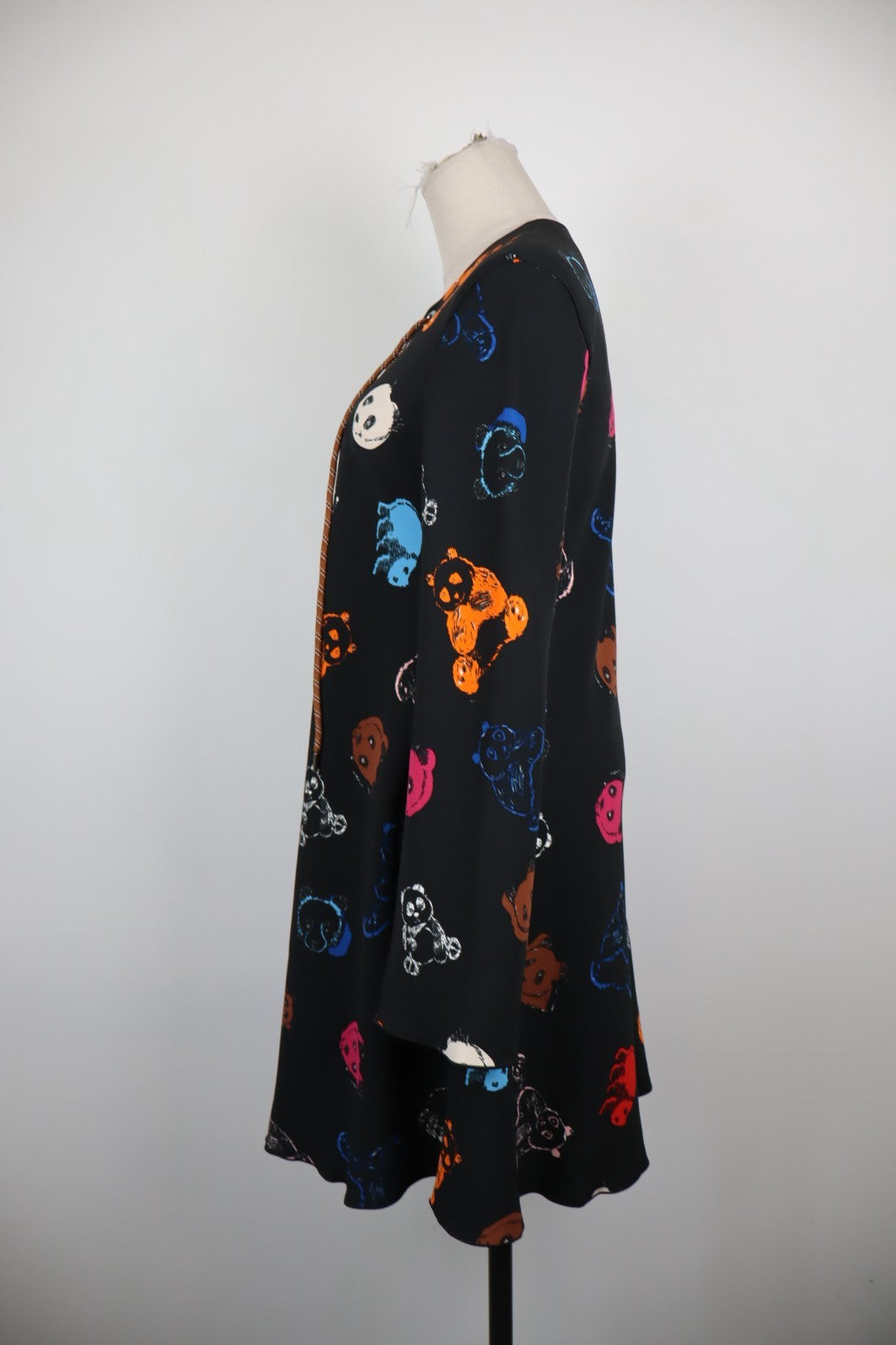 SPORTMAX CODE VESTITO ABITO DONNA TG. 38 WOMAN CASUAL VINTAGE DRESS ANIMALIER