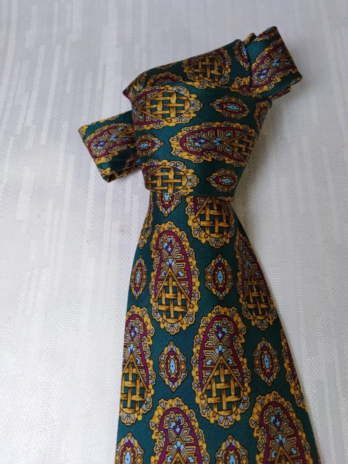 RENATO BALESTRA 100% SETA SILK TIE CRAVATTA NECKTIE ITALY VINTAGE CLASSIC UOMO