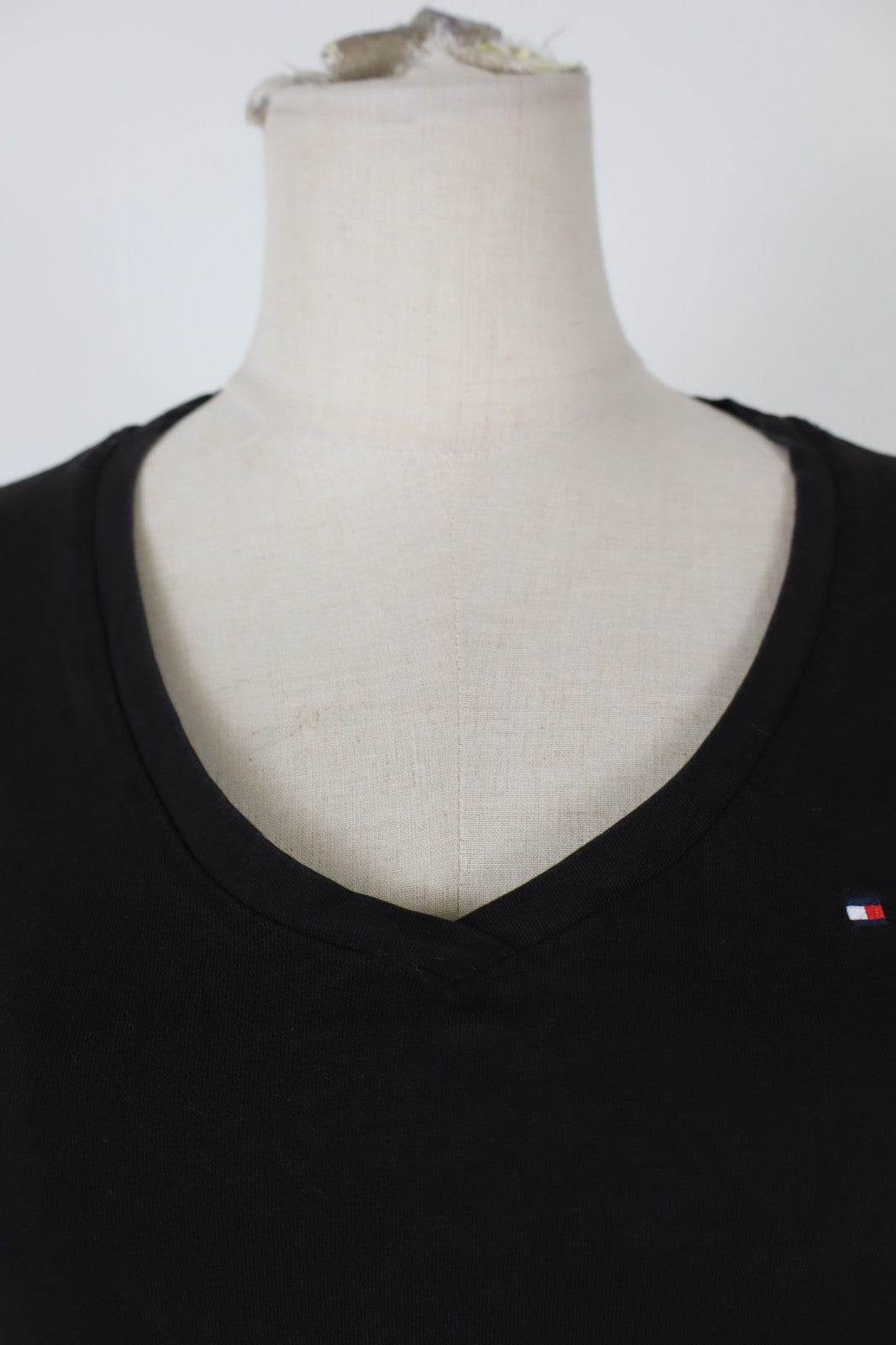 TOMMY HILFIGER MAGLIA CANOTTA DONNA TG S WOMAN CASUAL VINTAGE T-SHIRT TOP COTONE
