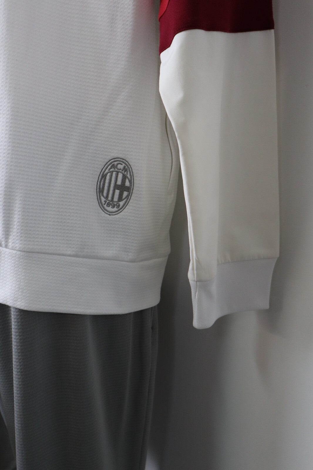 ADIDAS AC MILAN TUTA COMPLETA CALCIO UOMO Tg L TRACKSUIT SPORT VINTAGE