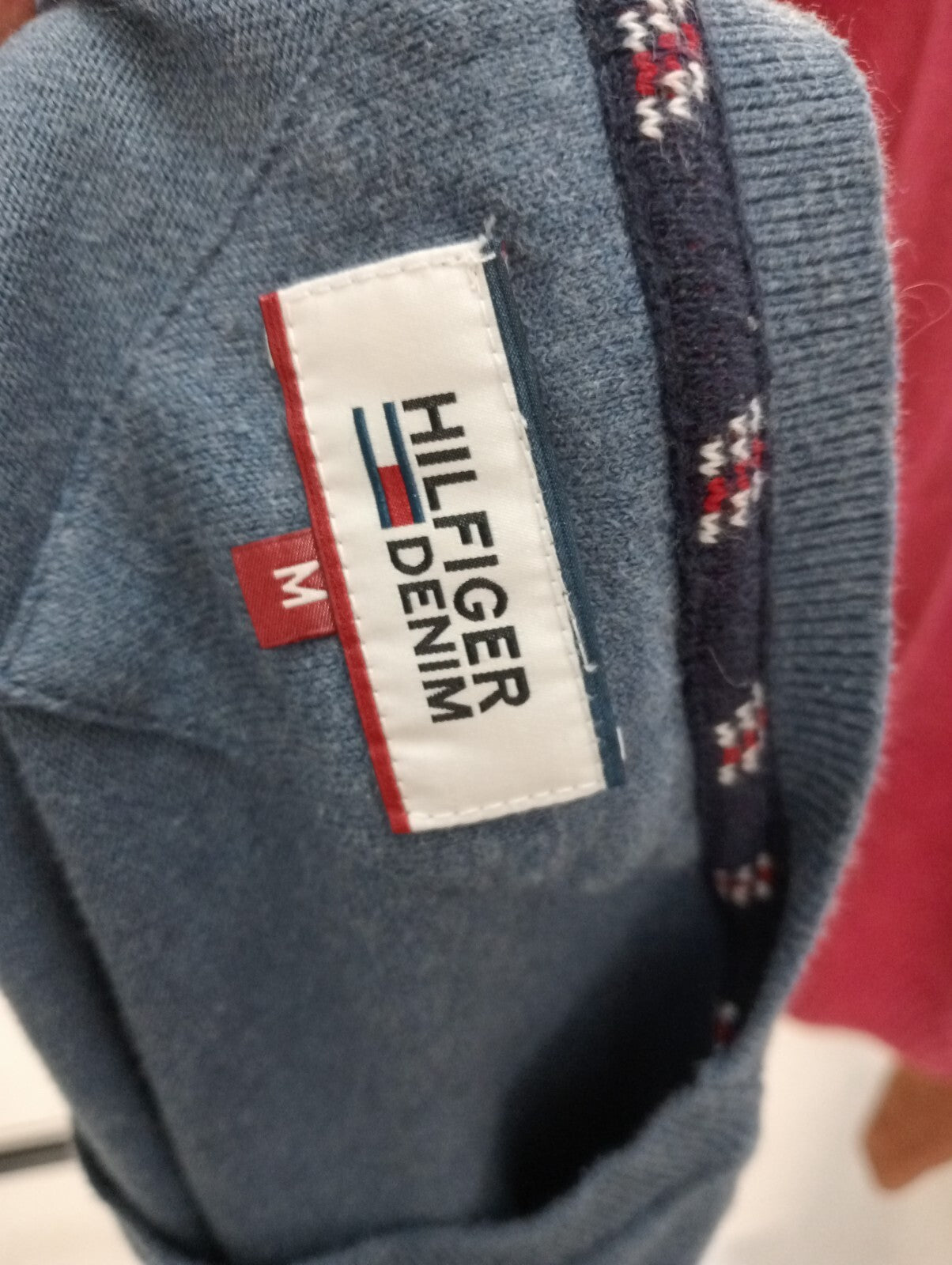 TOMMY HILFIGER MAGLIONE COTONE COTTON UOMO M MAN SWEATER CASUAL VINTAGE ITALY