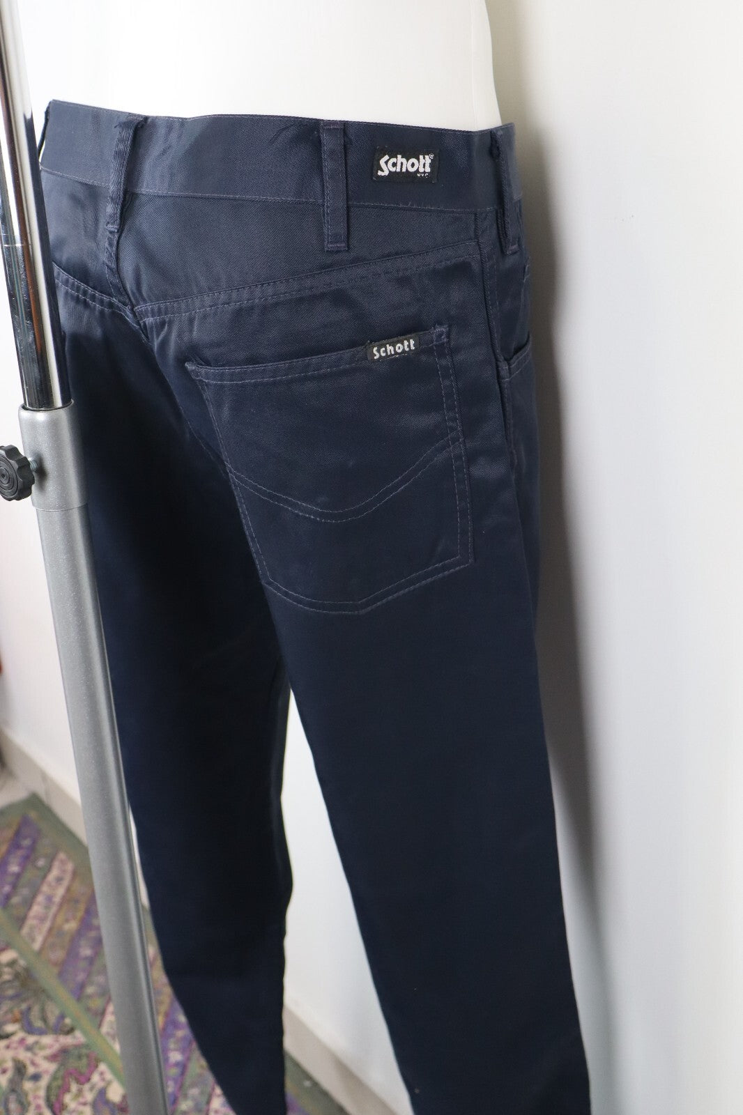 SCHOTT PANTALONE UOMO CASUAL TG. 47 MAN VINTAGE PANTS