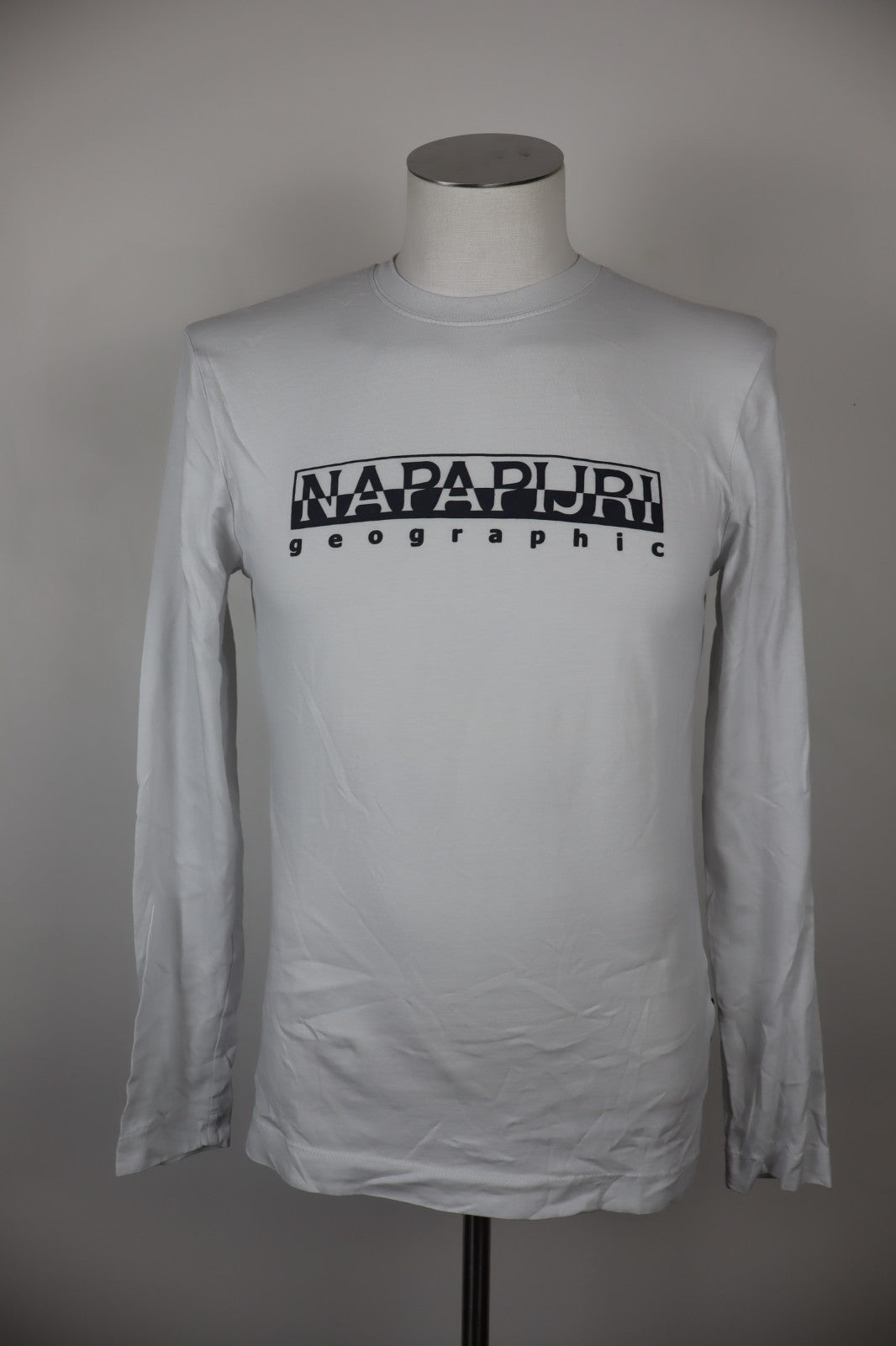 NAPAPIJRI MAGLIA COTONE UOMO TG. XS MAN T- SHIRT CASUAL VINTAGE MANICA LUNGA