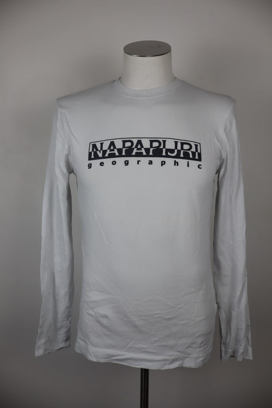 NAPAPIJRI MAGLIA COTONE UOMO TG. XS MAN T- SHIRT CASUAL VINTAGE MANICA LUNGA
