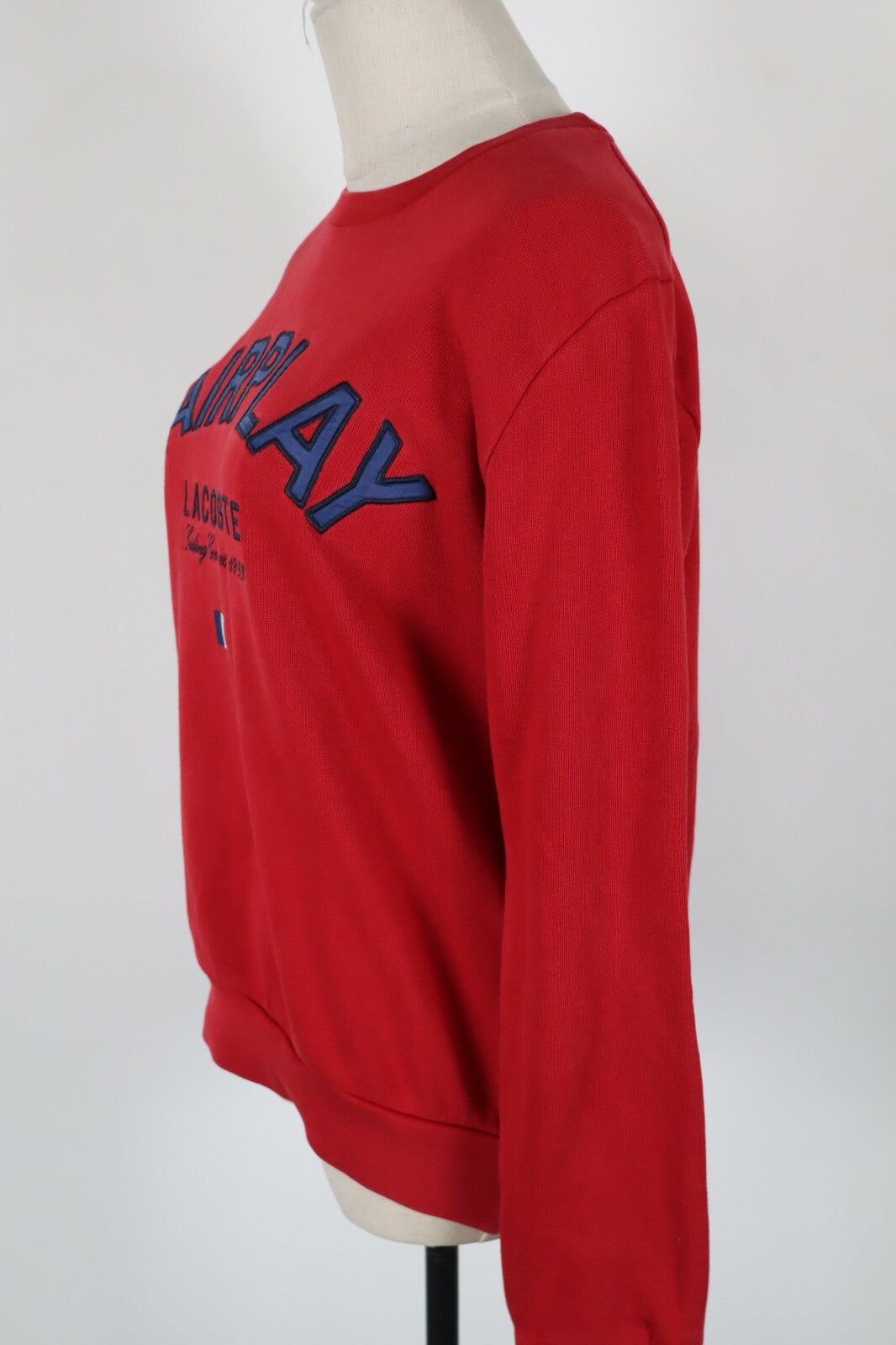 LACOSTE FELPA DONNA Tg 38 WOMAN CASUAL VINTAGE SPORT SWEATSHIRT