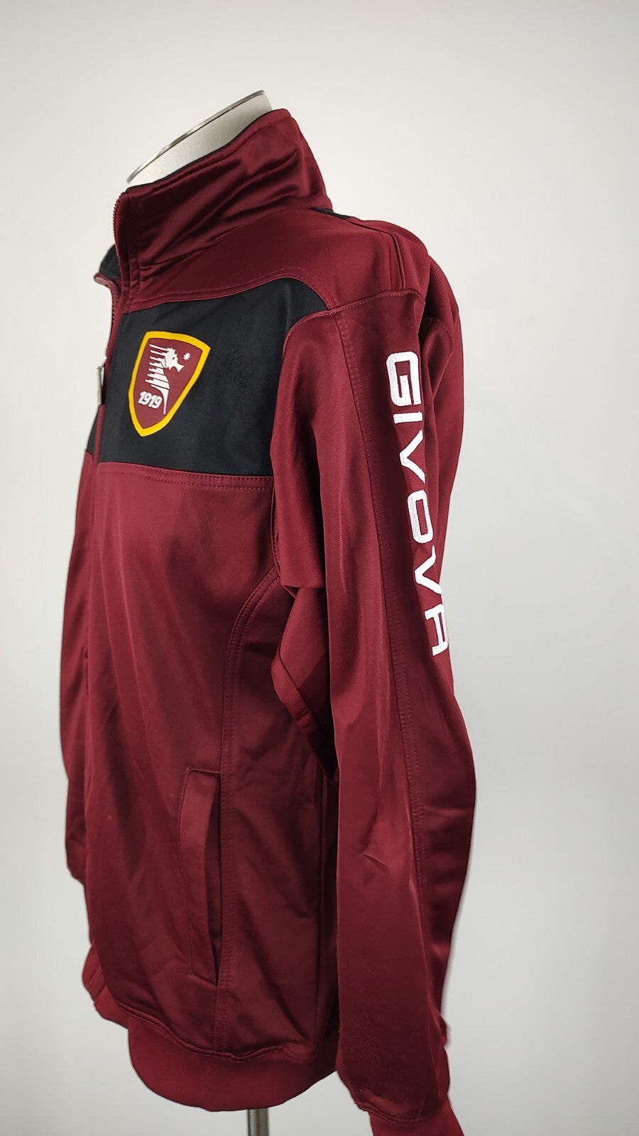 GIVOVA SALERNITANA GIACCA SPORT CALCIO  UOMO Tg M MAN VINTAGE JACKET