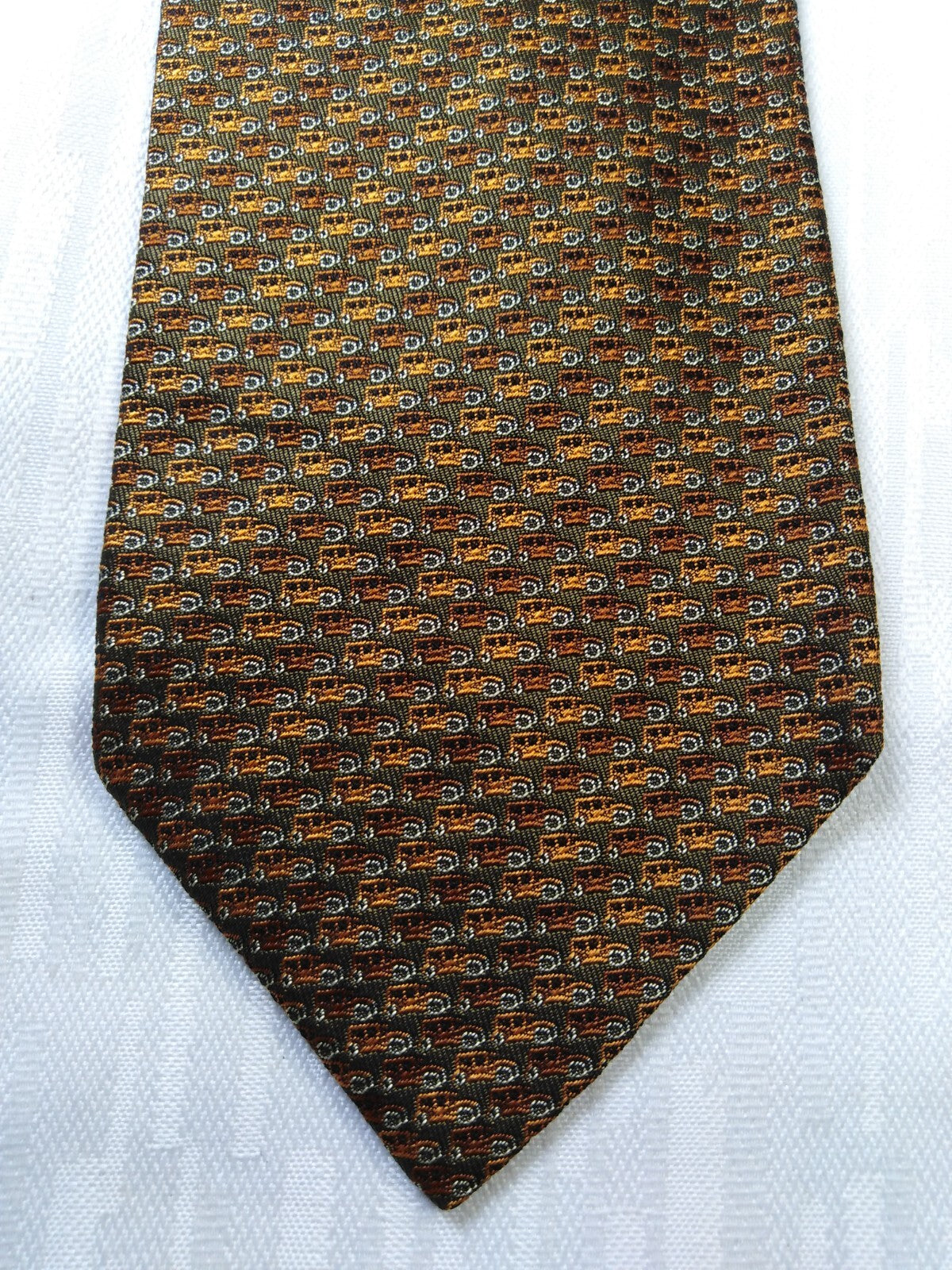 TINO COSMA 100% SETA SILK TIE CRAVATTA NECKTIE ITALY VINTAGE CLASSIC