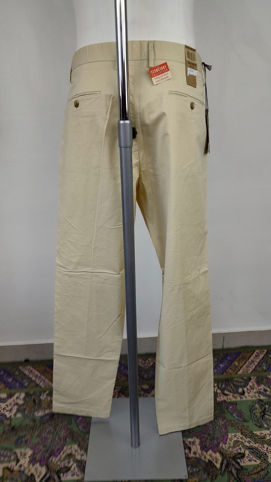 DOCKERS PANTALONE CASUAL UOMO TG 38 MAN VINTAGE PANTS COTONE CON TAG