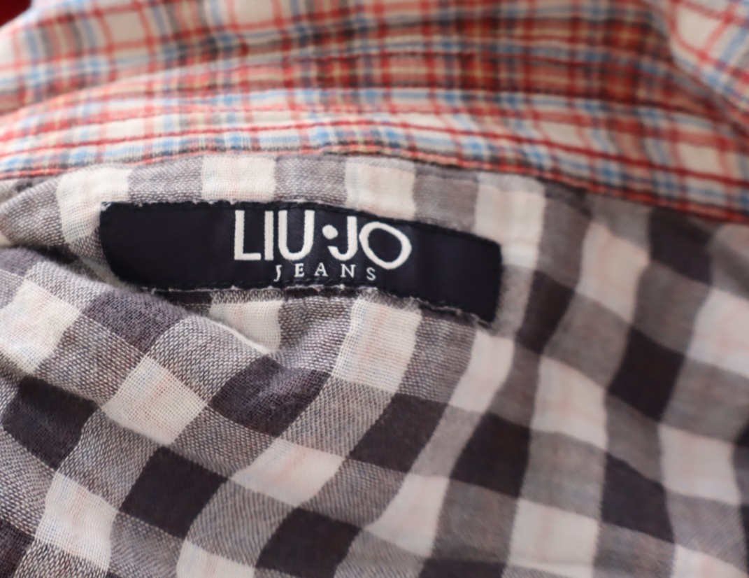 LIU JO JEANS CAMICIA UOMO COTONE TG 41 MAN CASUAL VINTAGE COTTON SHIRT TASCHE