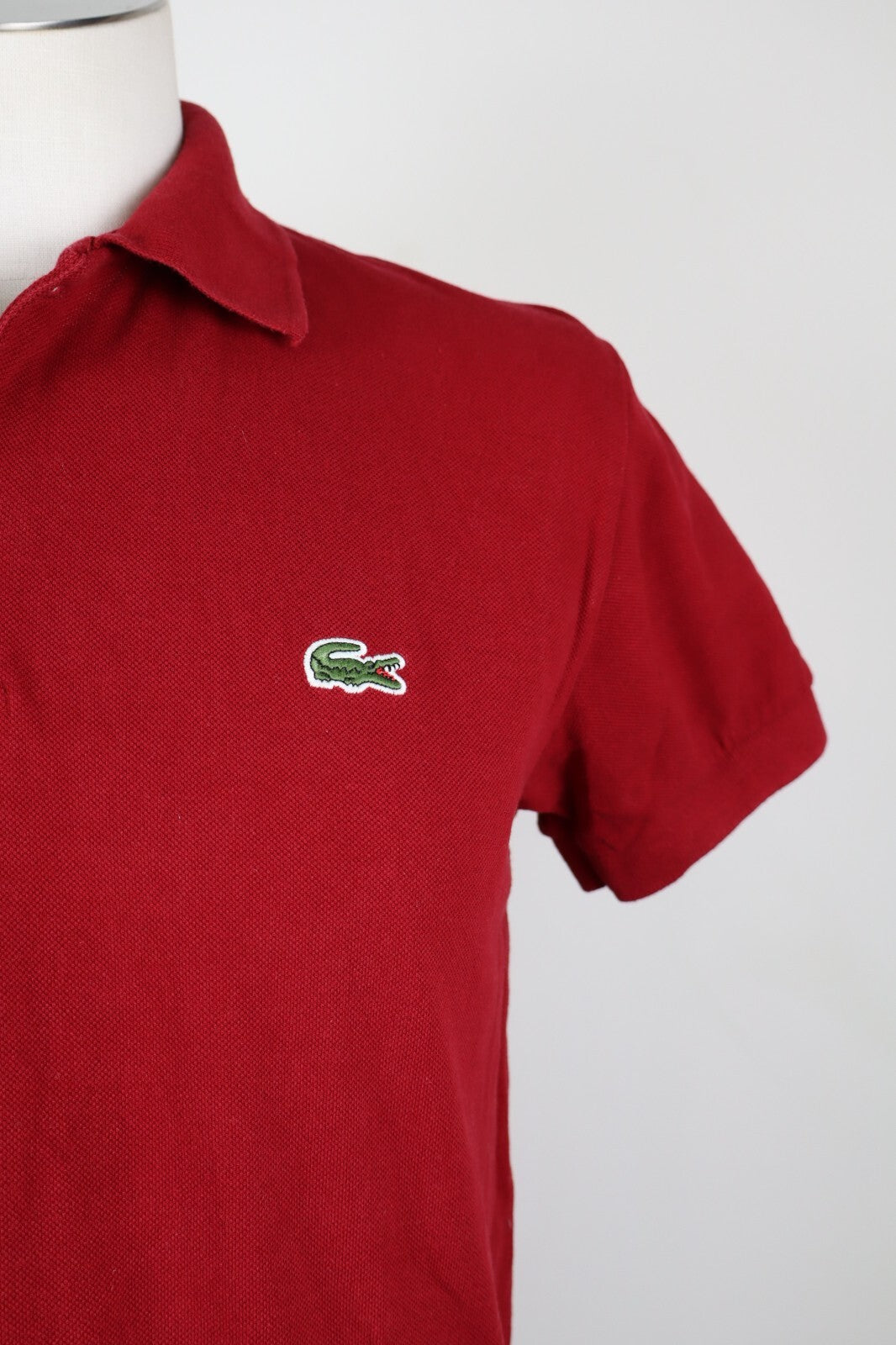 LACOSTE MAGLIA POLO UOMO TG XL MAN POLO CASUAL VINTAGE COTONE COLLETTO