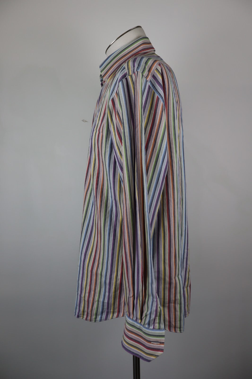 LAURA BIAGIOTTI CAMICIA UOMO COTONE TG. 40 15 3/4 MAN CASUAL VINTAGE SHIRT