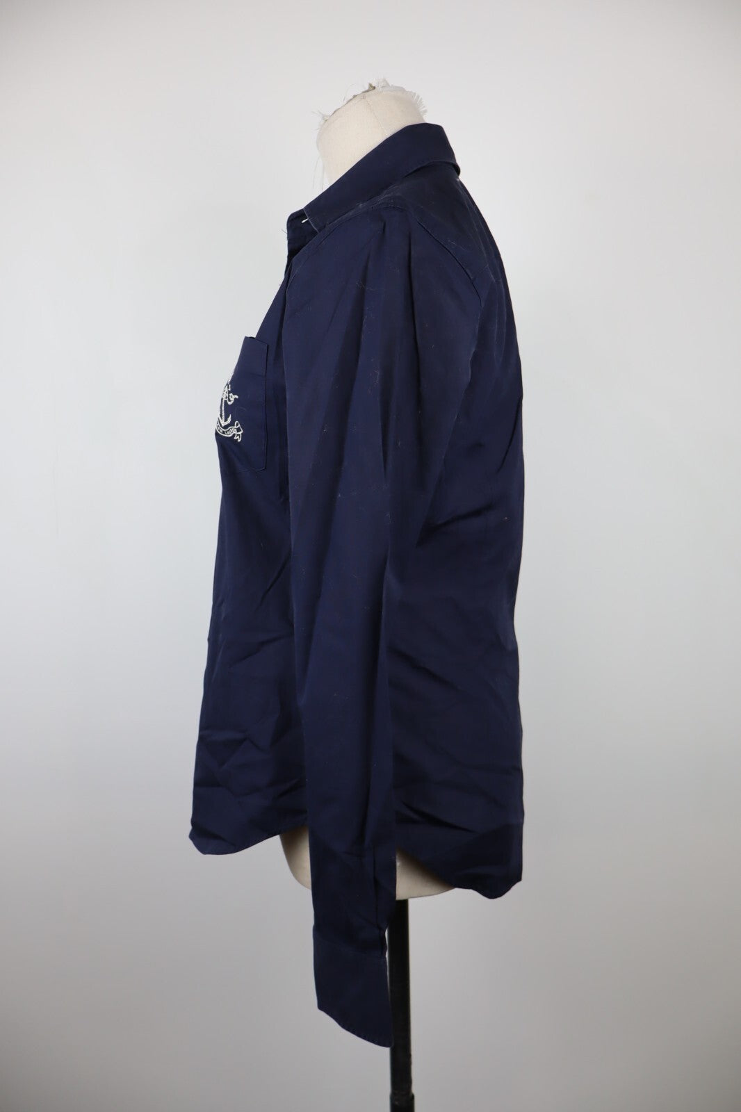 RALPH LAUREN CAMICIA DONNA 8 WOMAN SHIRT CASUAL VINTAGE COTONE COTTON BIG LOGO