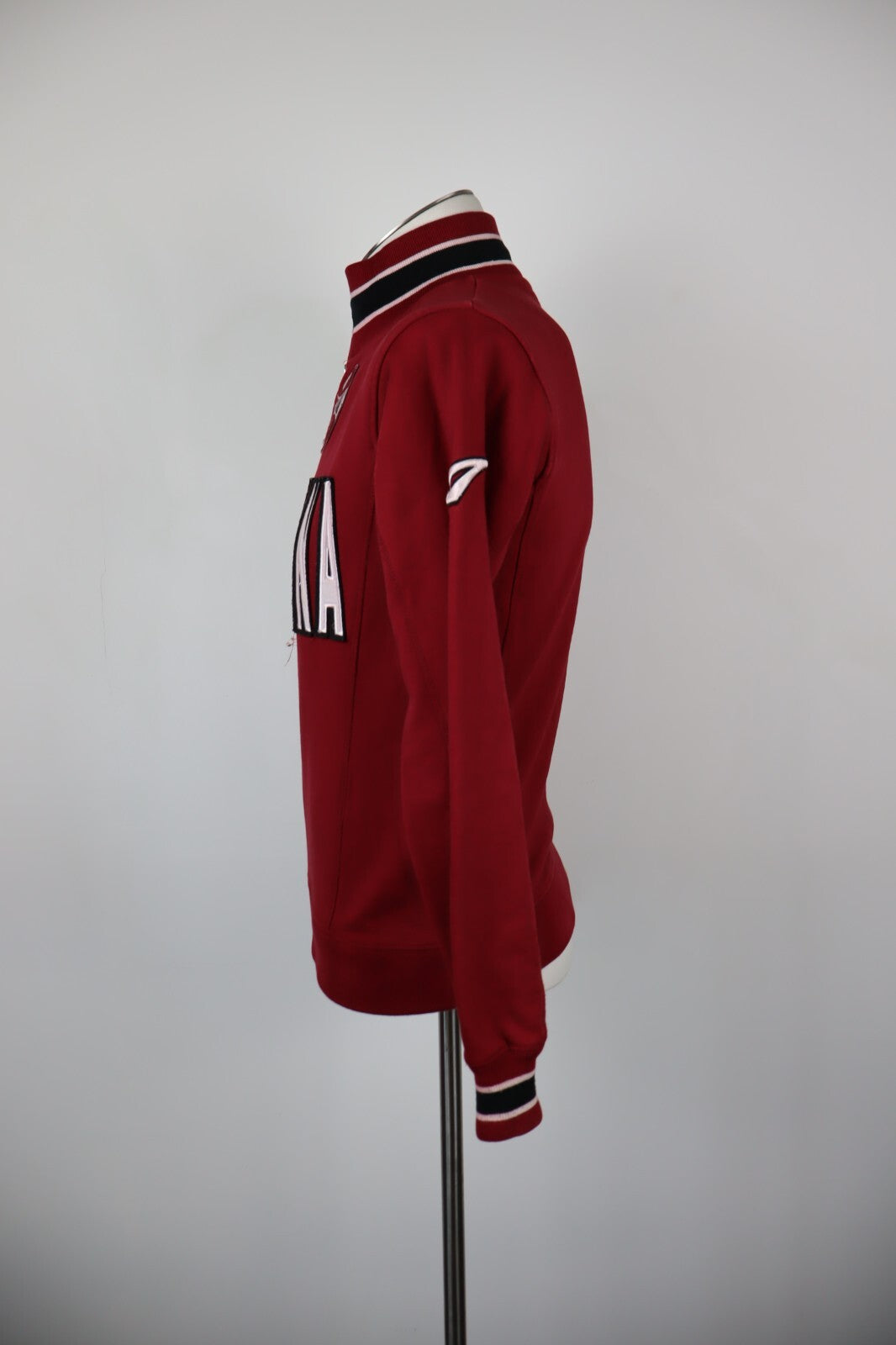 LEGEA SALERNITANA FELPA CON ZIP GIACCA SPORT CALCIO  UOMO Tg 2XS  MAN JACKET