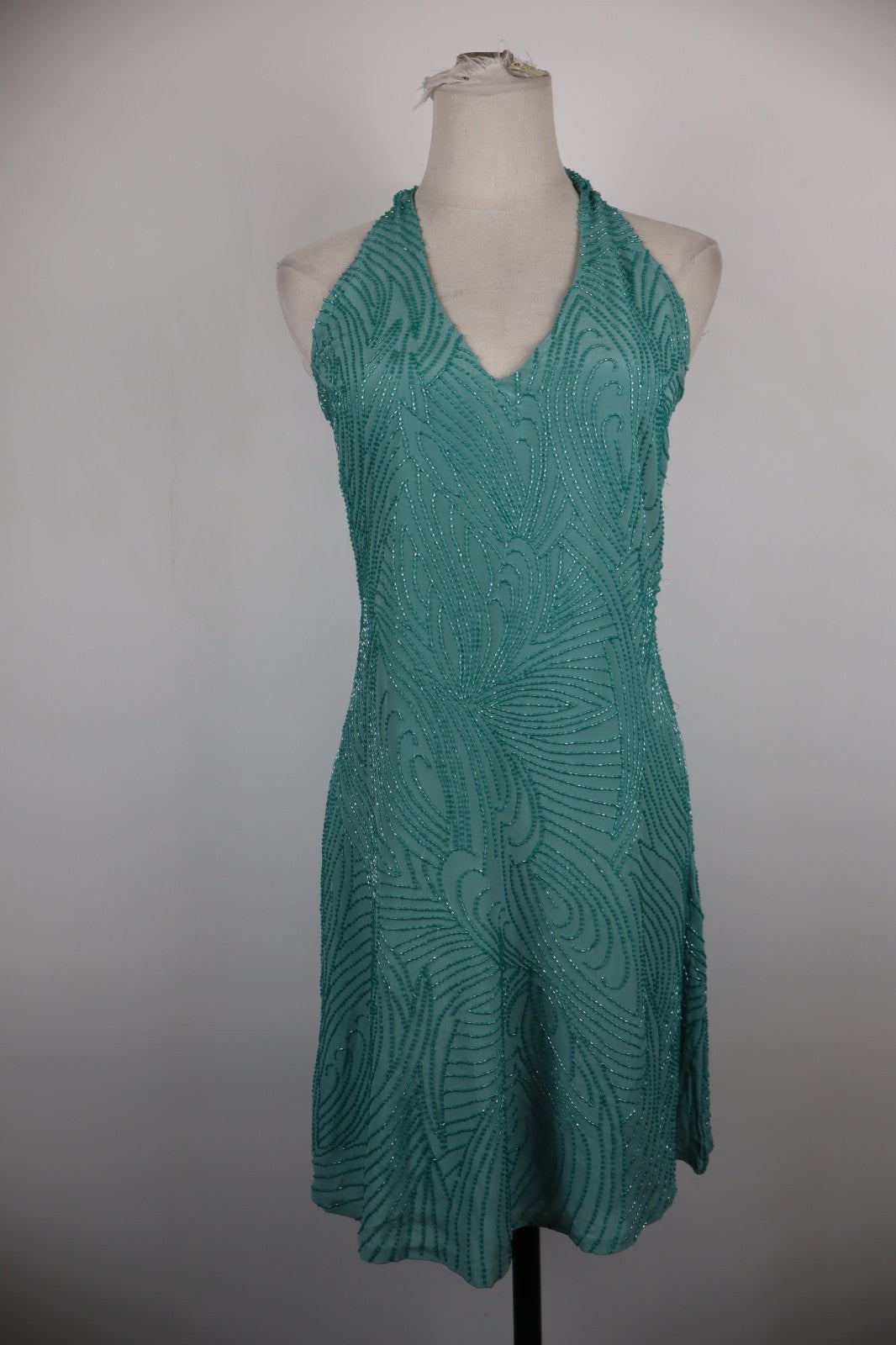 MARCIANO GUESS VESTITO ABITO DONNA TG. 42 WOMAN CASUAL VINTAGE DRESS SETA SILK