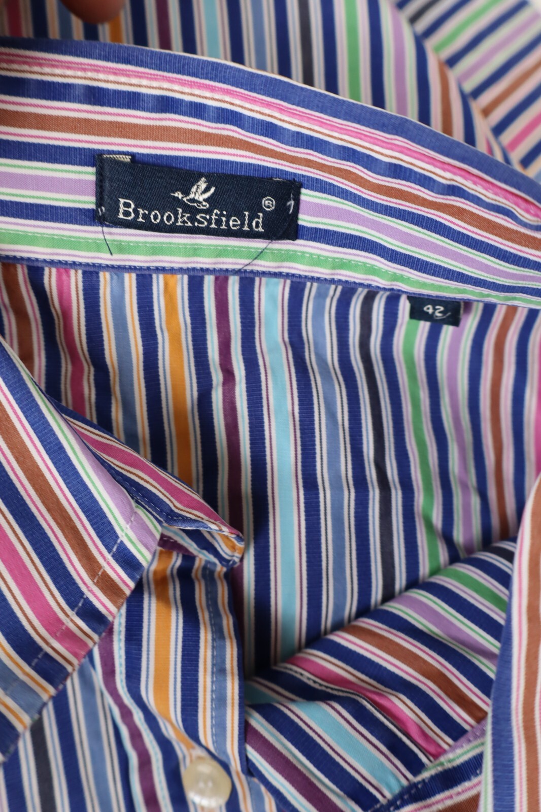 BROOKSFIELD CAMICIA  DONNA TG. 42 WOMAN SHIRT CASUAL VINTAGE COTONE