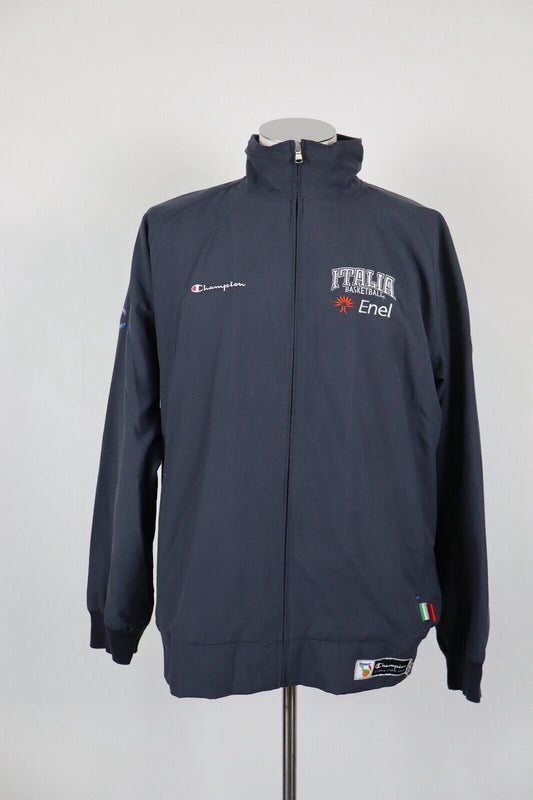 CHAMPION ITALIA GIACCA SPORT BASKET UOMO Tg L VINTAGE MAN JACKET