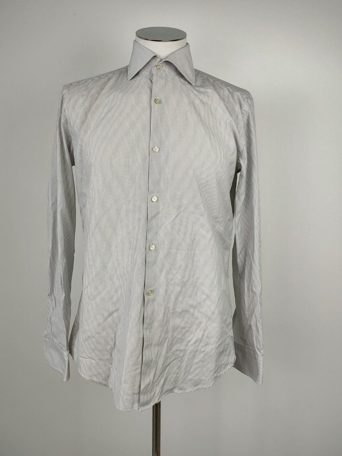 HUGO BOSS CAMICIA UOMO TG. 40 15.75 MAN CASUAL VINTAGE SHIRT COTONE