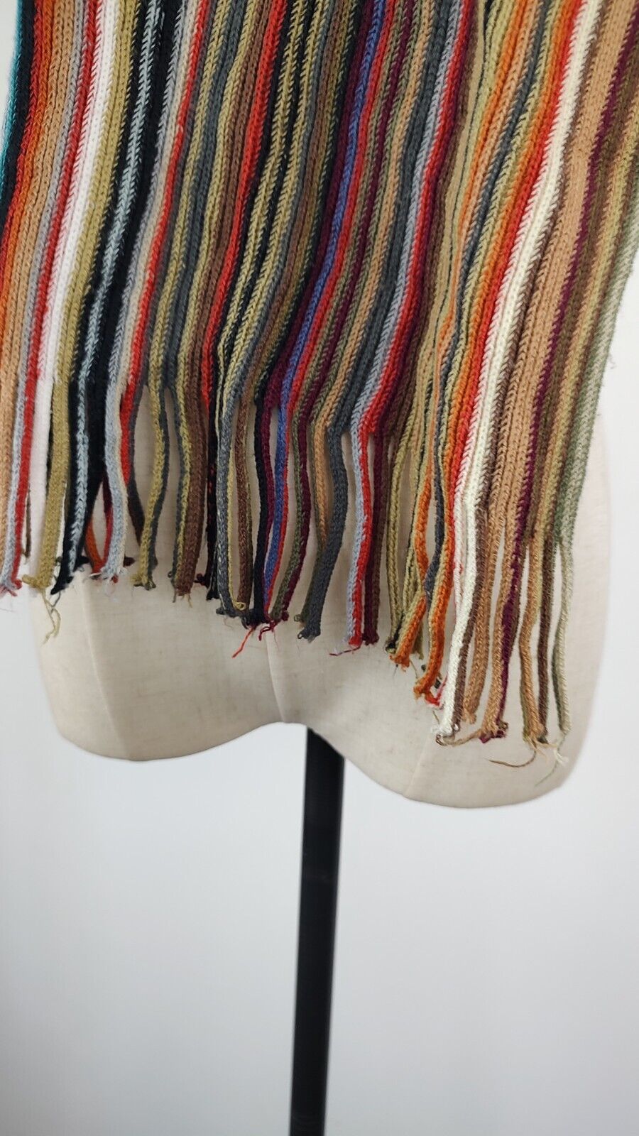 GATTINONI SCIARPA UOMO DONNA WOMAN MAN VINTAGE CASUAL SCARF ACRILICO