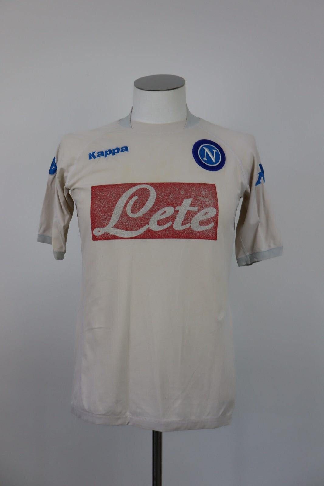 KAPPA NAPOLI N 4 MAGLIA CALCIO TG M UOMO MAN T-SHIRT SOCCER SPORT JERSEY 05/06