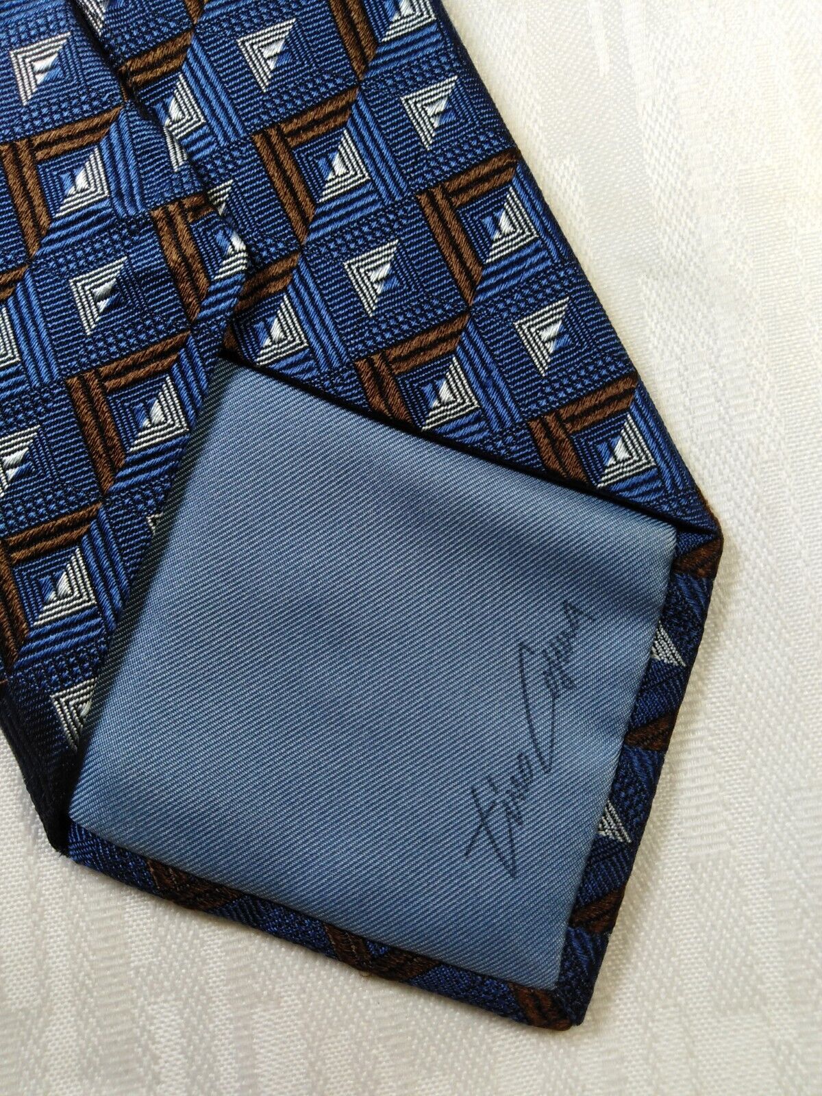 TINO COSMA 100% SETA SILK TIE CRAVATTA NECKTIE ITALY VINTAGE CLASSIC