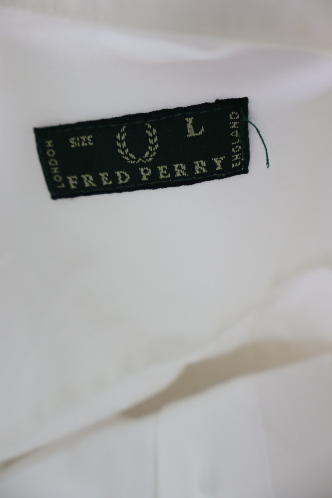 FRED PERRY CAMICIA COTONE DONNA TG. L WOMAN COTTON SHIRT CASUAL VINTAGE