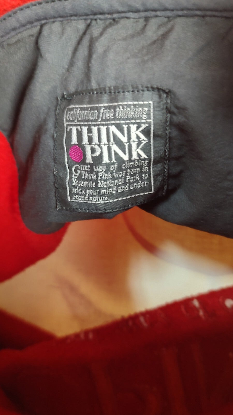 THINK PINK FELPA UOMO Tg S MAN SPORT JACKET SWEATSHIRT VINTAGE