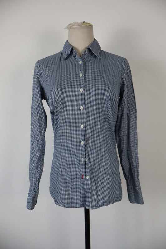 TOMMY HILFIGER CAMICIA DONNA TG. 4 WOMAN SHIRT CASUAL VINTAGE COTONE