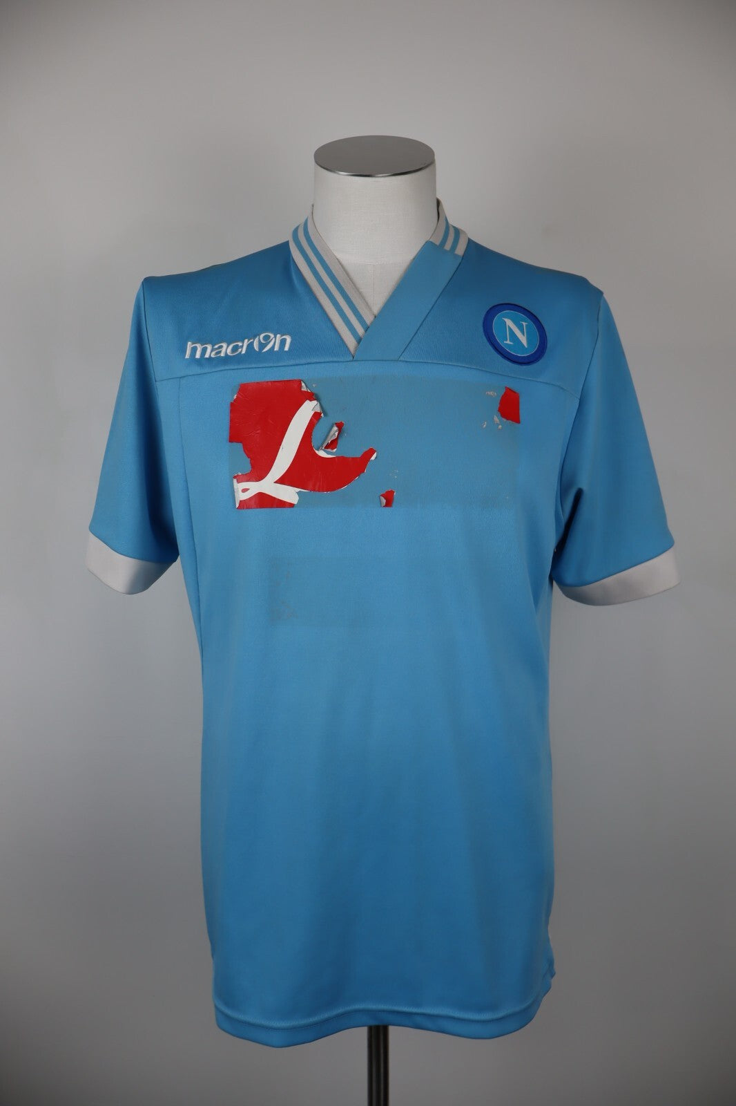 MACRON NAPOLI MAGLIA CALCIO UOMO Tg M SOCCER TRIKOT MAN JERSEY 2012/13