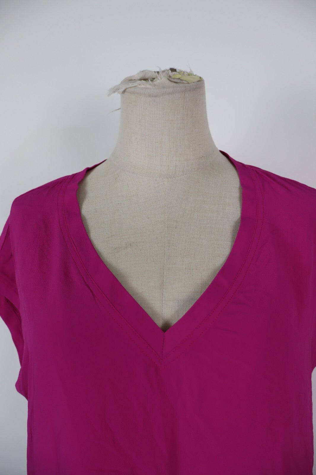 MARELLA MAGLIA DONNA TG. 46 / 10 WOMAN CASUAL VINTAGE T-SHIRT TOP SETA