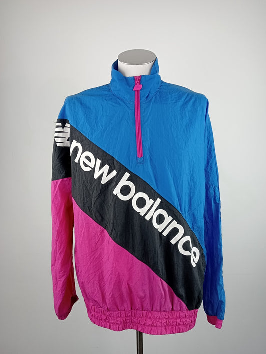 NEW BALANCE FELPA MAGLIA UOMO M MAN SWEATSHIRT  JACKET CASUAL VINTAGE