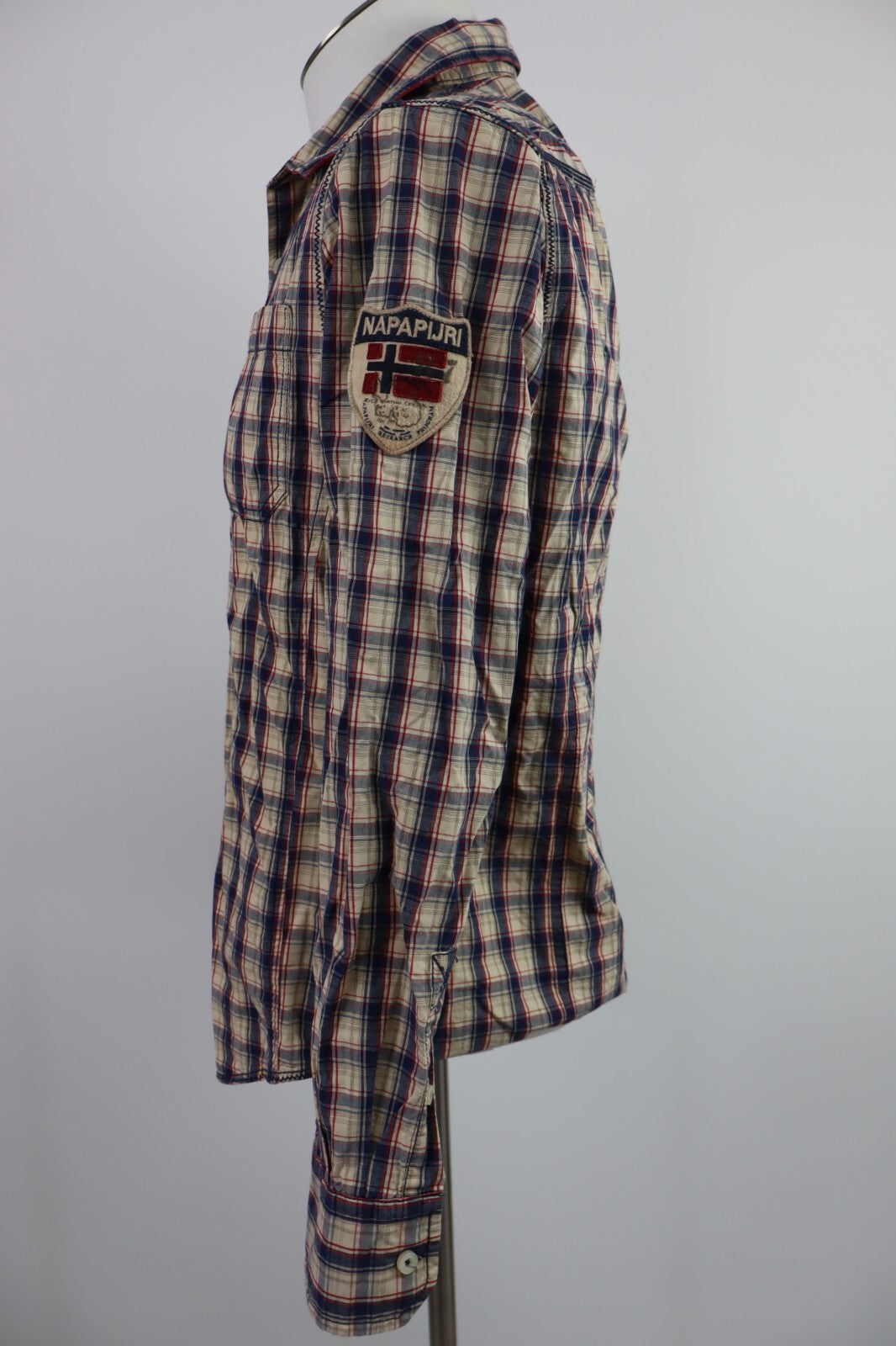 NAPAPIJRI CAMICIA COTONE SHIRT UOMO Tg. M MAN VINTAGE CASUAL COTTON