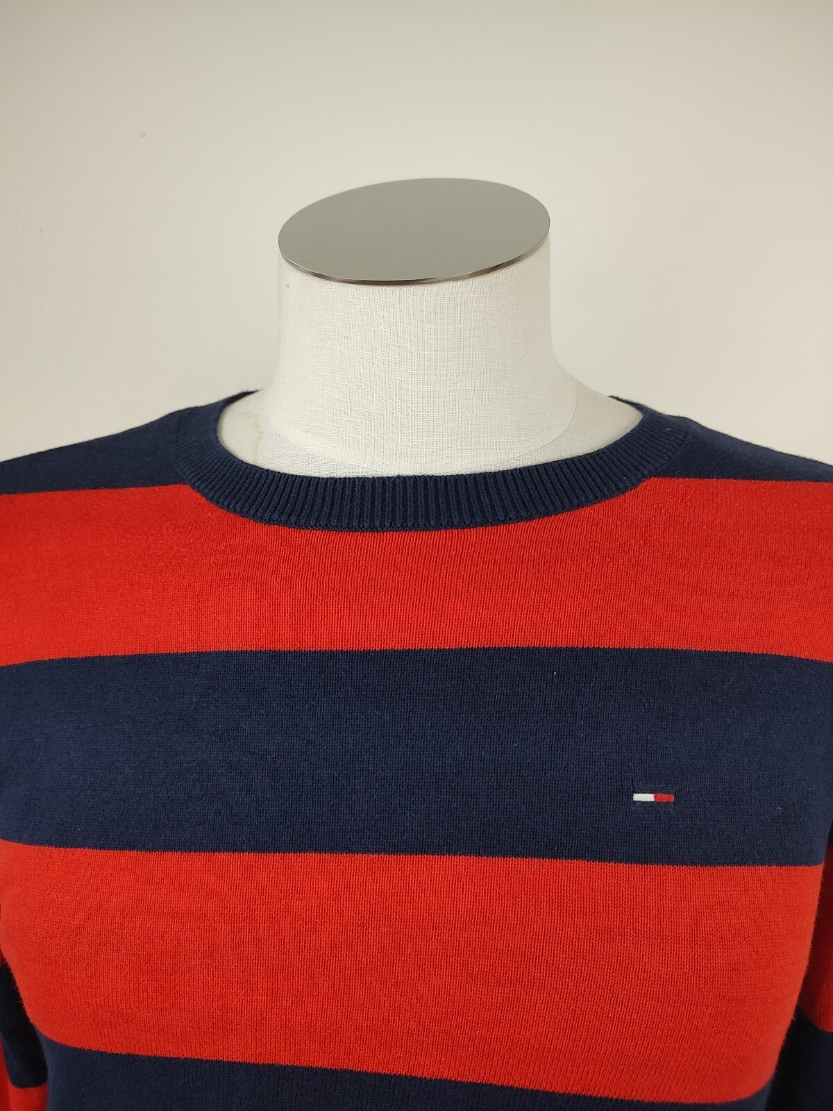 TOMMY HILFIGER MAGLIONE VINTAGE UOMO COTONE Tg. M MAN COTTON SWEATER CASUAL