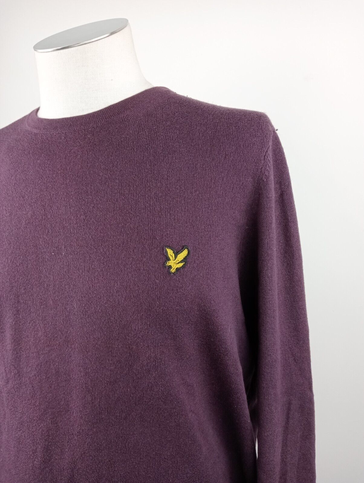 LYLE & SCOTT MAGLIONE UOMO Tg. L MAN SWEATER CASUAL LANA COTONE VINTAGE