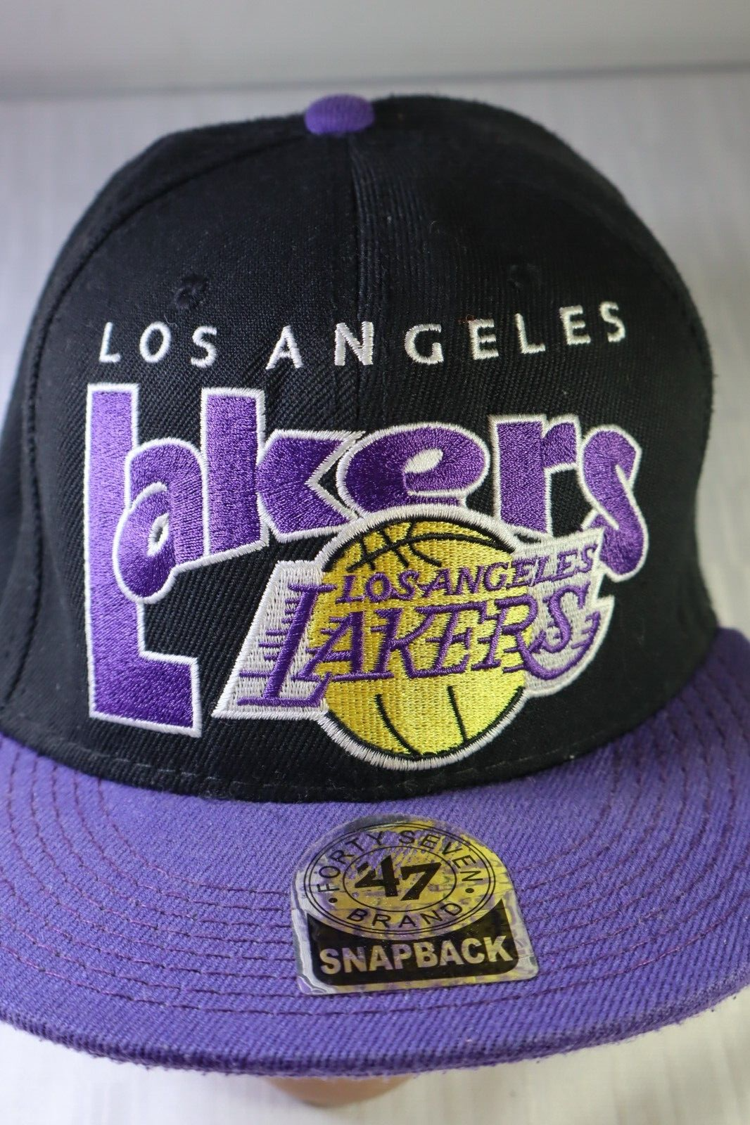 HARDWOOD LAKERS LOS ANGELES NBA CAPPELLO TG. UNICA BERRETTO MAN HAT CAP VINTAGE