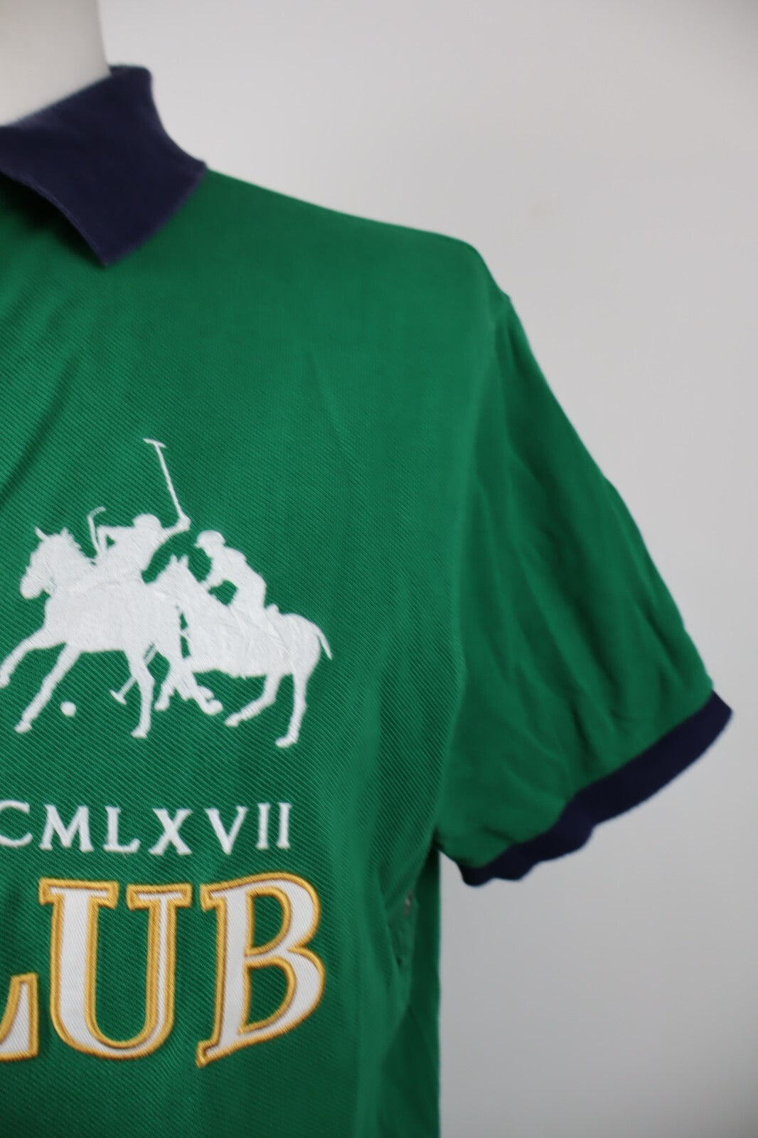 RALPH LAUREN POLO MAGLIA UOMO L MAN CASUAL VINTAGE SHIRT PRL CLUB 3 BIG LOGO