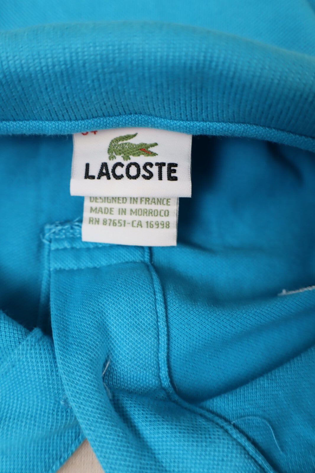 LACOSTE POLO MAGLIA DONNA COTONE TG. 34 WOMAN COTTON SHIRT CASUAL VINTAGE