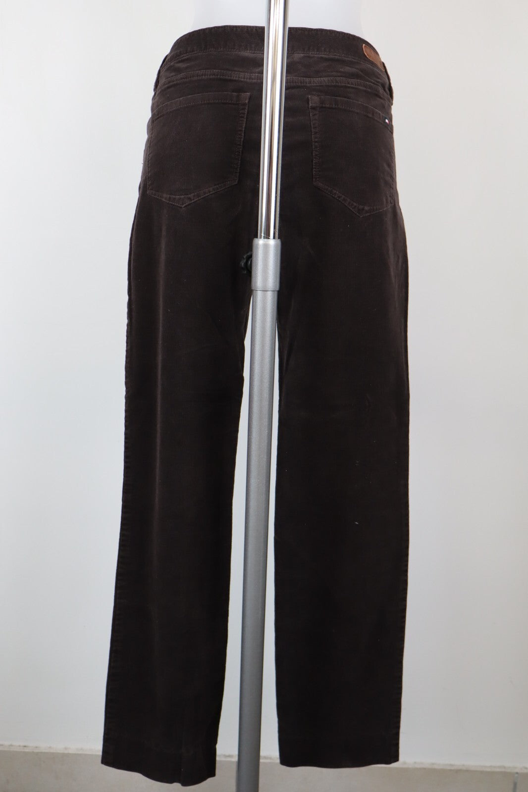TOMMY HILFIGER PANTALONE DONNA TG 8 WOMAN VINTAGE PANTS COTONE VELLUTO