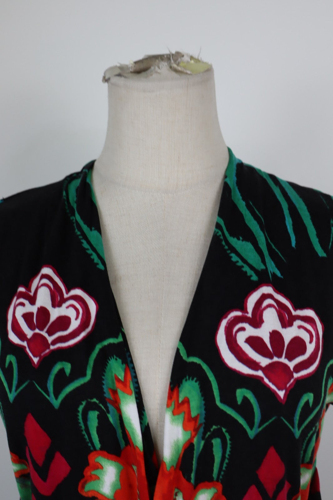 DESIGUAL VESTITO  DONNA TG L WOMAN CASUAL VINTAGE DRESS ABITO VISCOSA