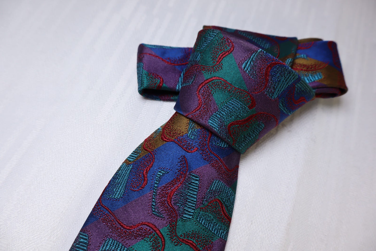 BORSALINO 100% SILK TIE SETA CRAVATTA NECKTIE MADE IN ITALY CLASSIC