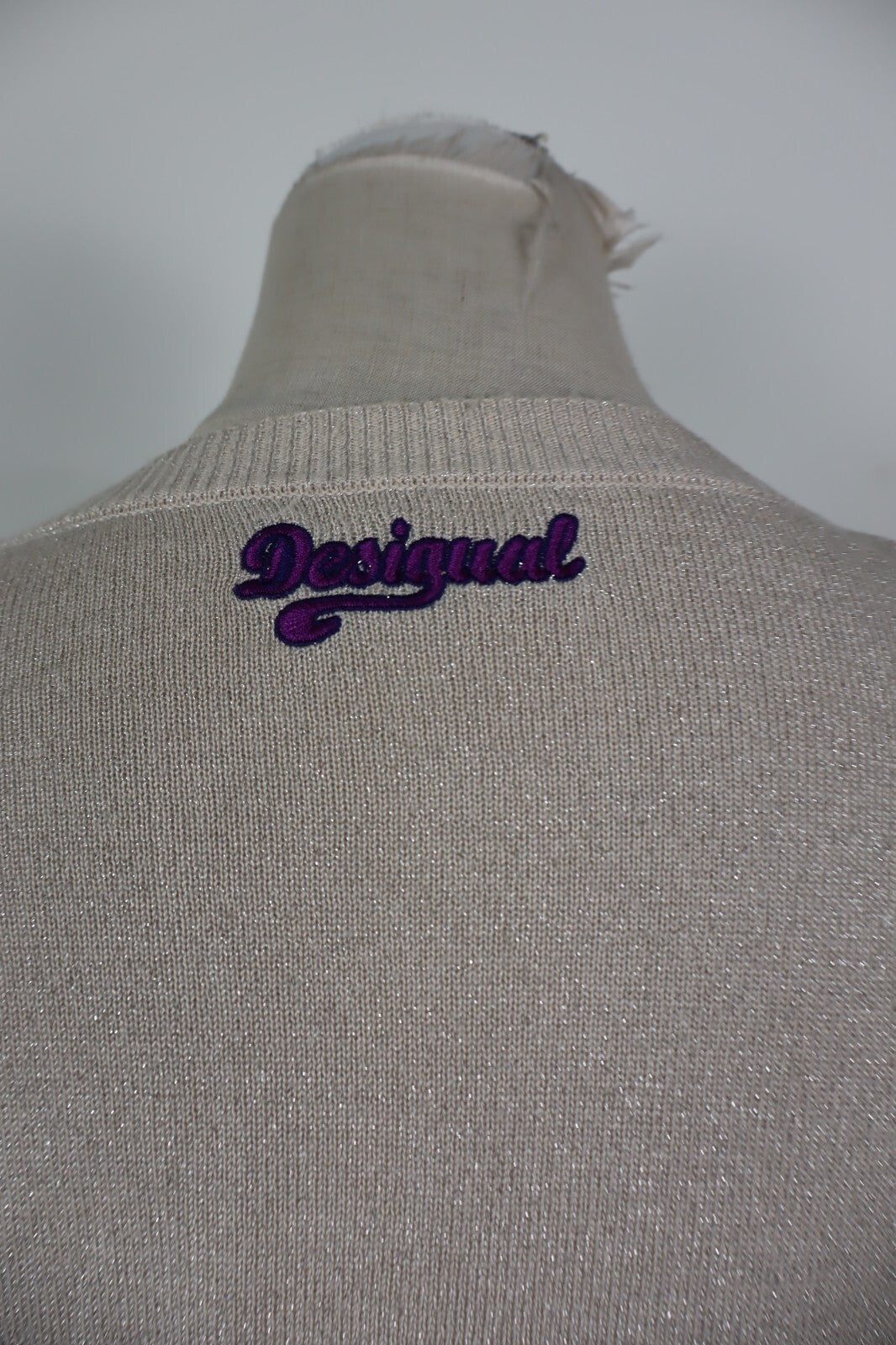 DESIGUAL MAGLIONE MAGLIA DONNA TG S WOMAN SWEATER VINTAGE CASUAL FANTASIA
