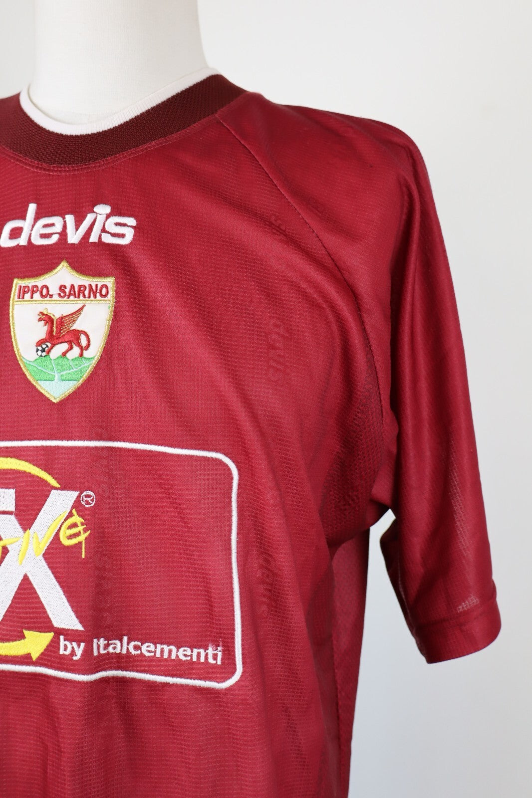 DEVIS IPPO SARNO N 16 MAGLIA CALCIO UOMO TG XL SOCCER TRIKOT MAN VINTAGE JERSEY