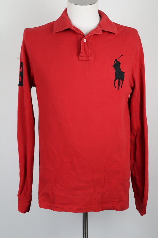 RALPH LAUREN MAGLIA POLO UOMO COTONE TG. L MAN COTTON T-SHIRT CASUAL VINTAGE